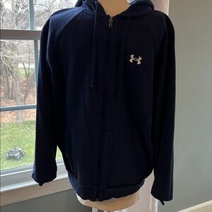 Under Armour Navy Full-Zip Hoodie